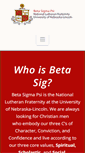 Mobile Screenshot of delta.betasigmapsi.org