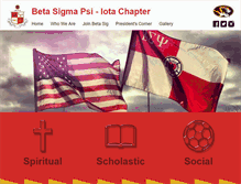 Tablet Screenshot of iota.betasigmapsi.org